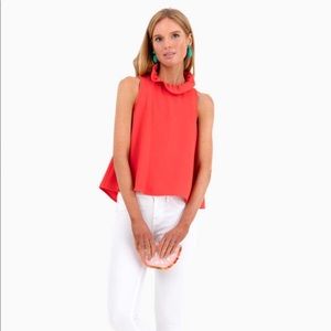 NWT DO + BE Mason Blouse in Poppy